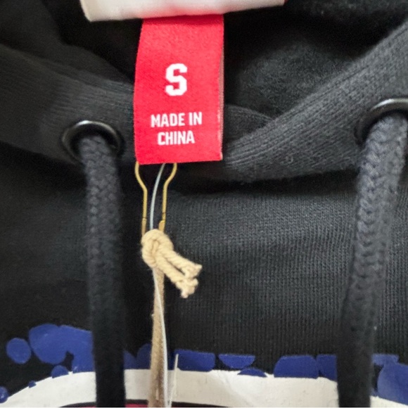 NWT Mitchell & Ness NY Buffalo Bills Throwback Hoodie Size Small - Picture 10 of 12